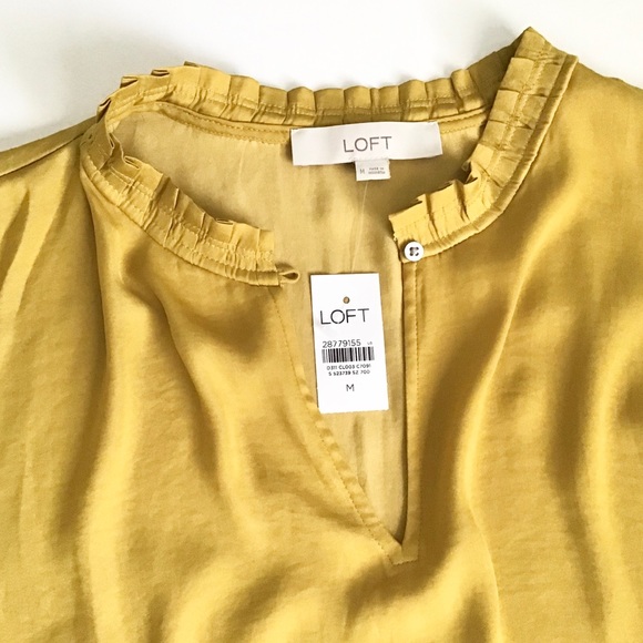 LOFT Back Peplum Blouse - Picture 5 of 8